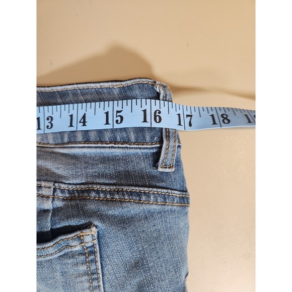 Torrid Jeans Womens  Bombshell Skinny Destructed‎ Distressed size 14R - Picture 7 of 8